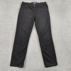 Democracy Pants Womens 16W Black Ab solution Straight Leg Stretch WS91560LI